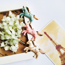 (Xiaolijia)Dreamcatcher DIY accessories material beautiful unicorn single-sided