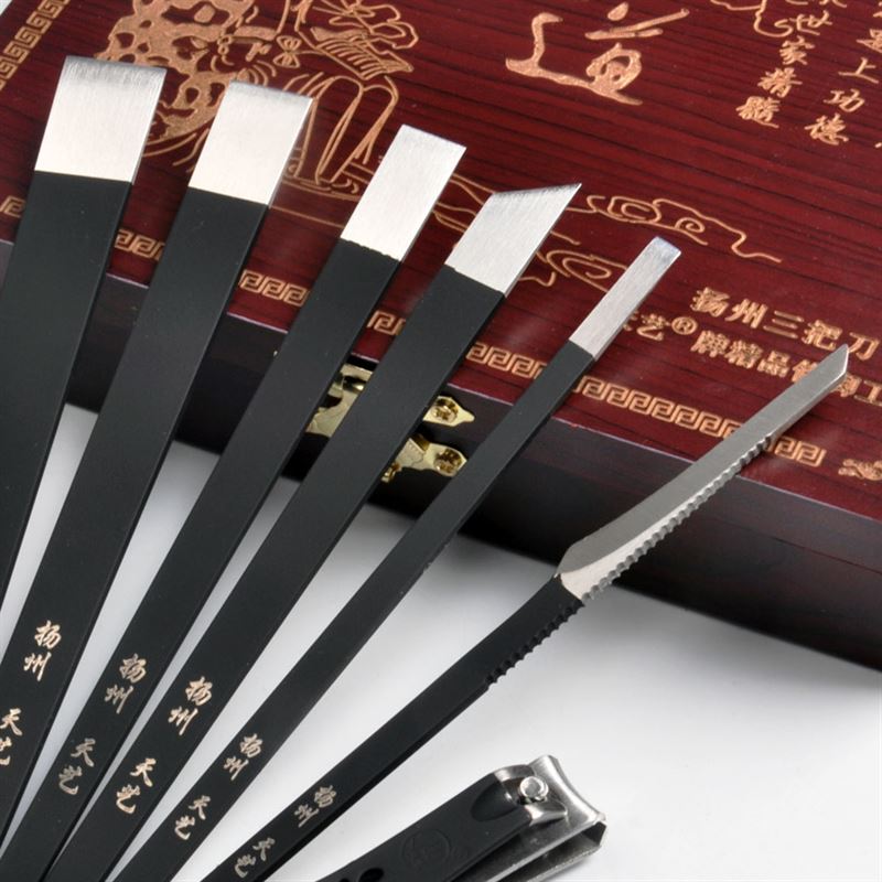 天艺扬州三把刀专业修脚工具套装7件套专业修脚器指甲剪指甲刀