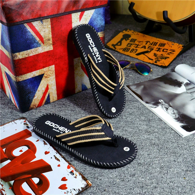 Của nam giới Đỏ Dép Đi Trong Nhà Màu Đỏ Phía Dưới Dép của Nam Giới Non-slip Flip-flops Cá Tính Dép Nam Bãi Biển Thở Giày người đàn ông