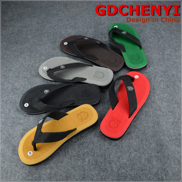 Mùa hè trượt flip phẳng flip flops dưới bọt giản dị bãi biển dép và dép nam của dép hở ngón triều sinh viên flip flops