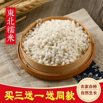 2020 Northeast new white glutinous rice farmers grow their own river Rice Heilongjiang grains rice dumplings rice round glutinous rice