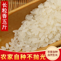 2021 Northeast long-grain fragrant rice 5kg Heilongjiang farmhouse self-produced fragrant rice non-polished fresh rice 5kg