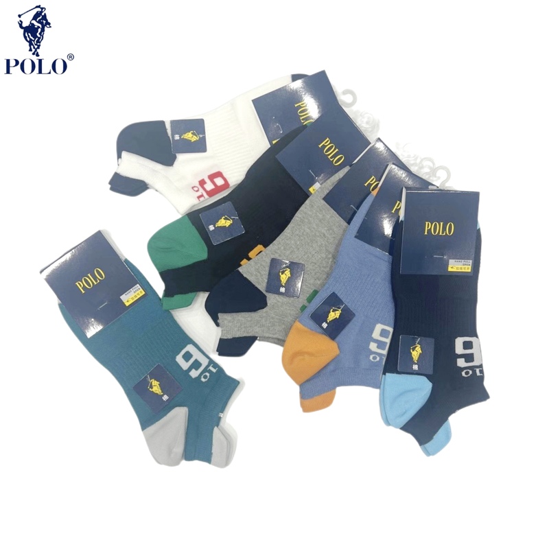 Polo New Spring and Summer Thin Pure Cotton Socks Men's Low-Cut Shallow Mouth Anti-Odor Cotton Socks Men's Socks