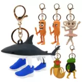 Акула, фигурка из мягкой резины, подвеска, шины, брелок, слон