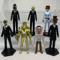 Часы, электродрель, туалет, кукла