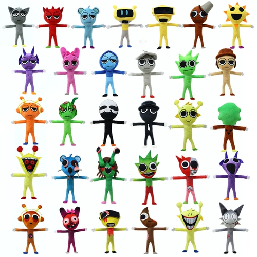 Коробка, большая кукла, барабаны, плюшевая игрушка