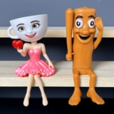 Tongtong Stick человек капучино девушка cp фигурка зарубежные горы и моря негабаритная кукла модель орнамент игрушка