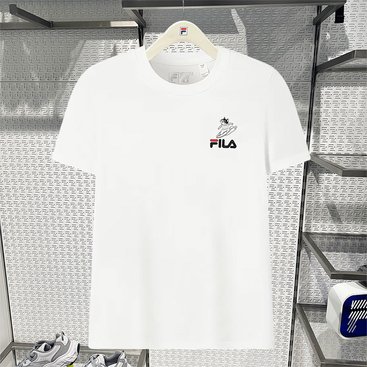 Fila Colorful Special Edition T-Shirt Knitted Short Sleeve Women's 2026 Summer New Ice Silk Sports Cat Embroidery Top Fila Colorful Special Edition T-Shirt Knitted Short Sleeve Women's 2026 Summer New Ice Silk Sports Cat Embroidery Top