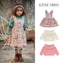 6Z does not return to France Louise misha FW22 childrens baby girls knitted sweater dress