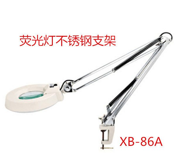 German industrial high times Number of clips Desktop magnifier with fluorescent lamp 10 times 20 times the old man's reading engraving welding test
