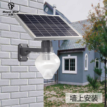 Wolf eye manufacturers solar lights outdoor led household super bright street lights New rural waterproof outdoor peach garden lights