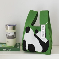 Игривая панда -грин двойная фигура