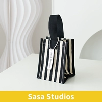 Мини-модель (поставляется с нижней пластиной) — черный цвет Wanmeng · вертикальные полосы, случайный узор булавок в стиле рэгдолл.