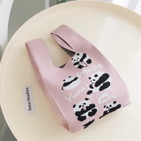 Wufu Panda -pink Double -Sided Picture