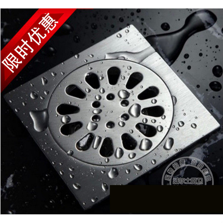 Stainless steel floor drain thickened single-use floor drain deodorant insect-proof anti-backflow floor drain washing machine dual-use floor drain deodorant