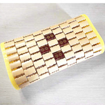 Large bamboo mahjong Pillow summer Bamboo Bamboo headrest cool mahjong block hollow sweat steaming Hall pillow