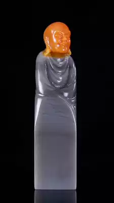 Laos stone seal Northern Tianhuang frozen Shoushan Tianjin stone seal carving chicken blood raw stone factory direct collection