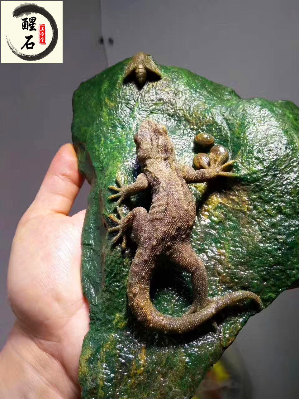 Shoushan stone boutique ancient beast seal leisure seal Vietnam stone high mountain cinnabar peach blossom jelly ancient flat seal seal carving collection gift