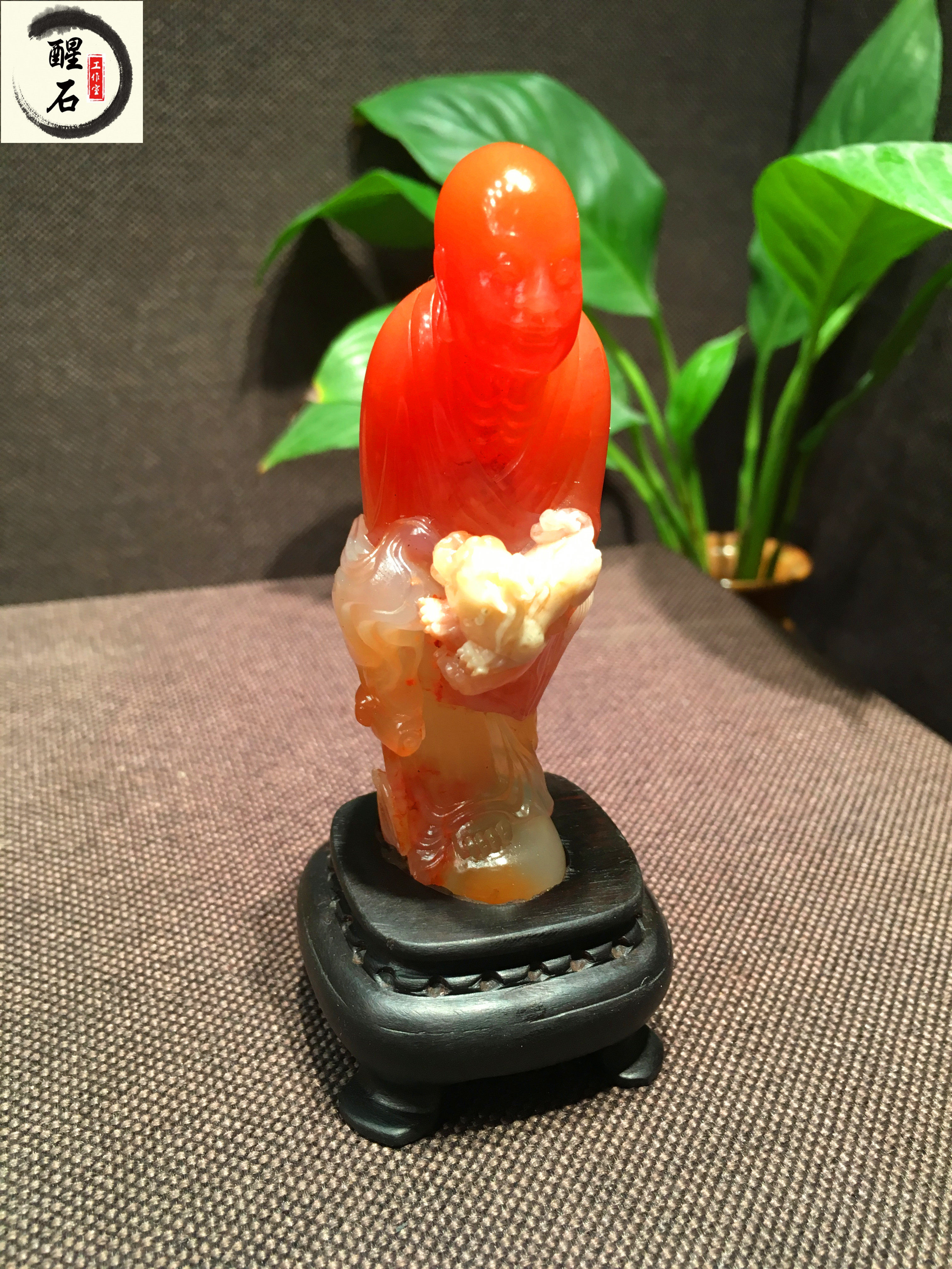 Special price Shoushan stone Peach blossom Red Hibiscus Fushou Shuangquan Tian Huangshi Bloodstone seal Qin, chess, calligraphy and painting collection