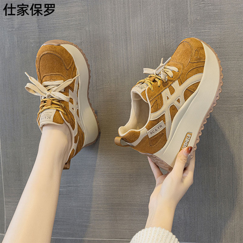 2025 модная обувь на платформе super fire, модная женская обувь, универсальная обувь, женская обувь небольшого роста, увеличивающая рост