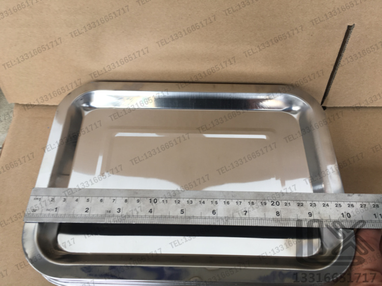 Stainless Steel Bio Anatomical Disc Wax Pan Stainless Steel Square Pan Thin