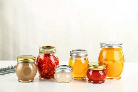 新款蜂蜜瓶带盖密封罐玻璃瓶果酱瓶辣椒酱瓶酱菜瓶燕窝瓶密封罐