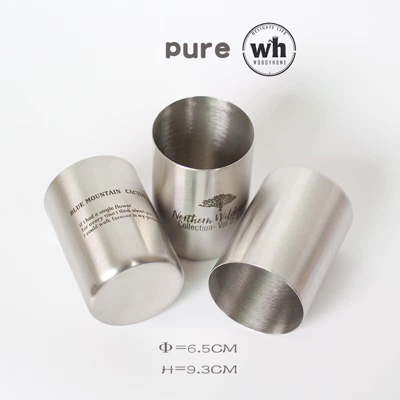 木 庐舍 Hộp đựng chậu inox sê-ri - Vase / Bồn hoa & Kệ chậu trồng lan