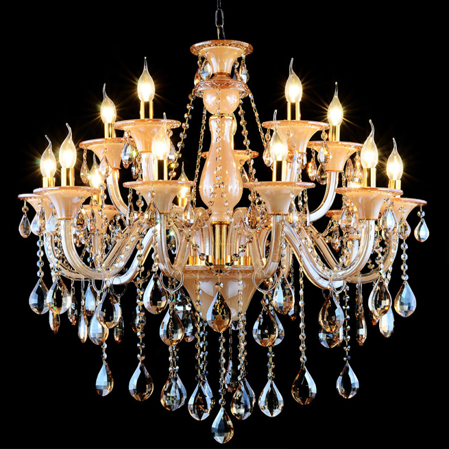 Special price European-style crystal chandelierlamp minimalist luxury candle Crystal lamps Living room dining room Lamp Bedroom Chandelia