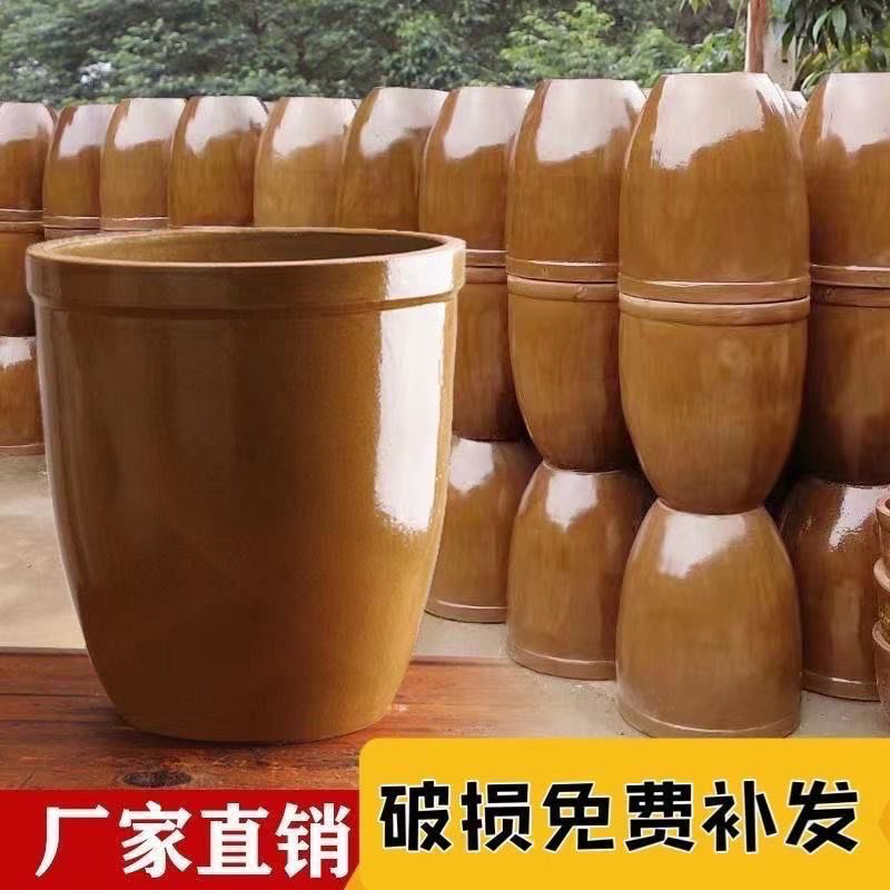 Large Ceramic Water Tank, Earthenware Brewing Fermentation Tank, Traditional Water Storage Ceramic Large Coarse Pottery Water Tank, Vinegar Tank, Sauce Tank, Clay Pot Large Ceramic Water Tank, Earthenware Brewing Fermentation Tank, Traditional Water Storage Ceramic Large Coarse Pottery Water Tank, Vinegar Tank, Sauce Tank, Clay Pot