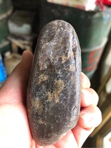 Heilongjiang natural Nenjiang water punch material silicified wood tree jade raw stone hand piece carving material ornaments 241 grams