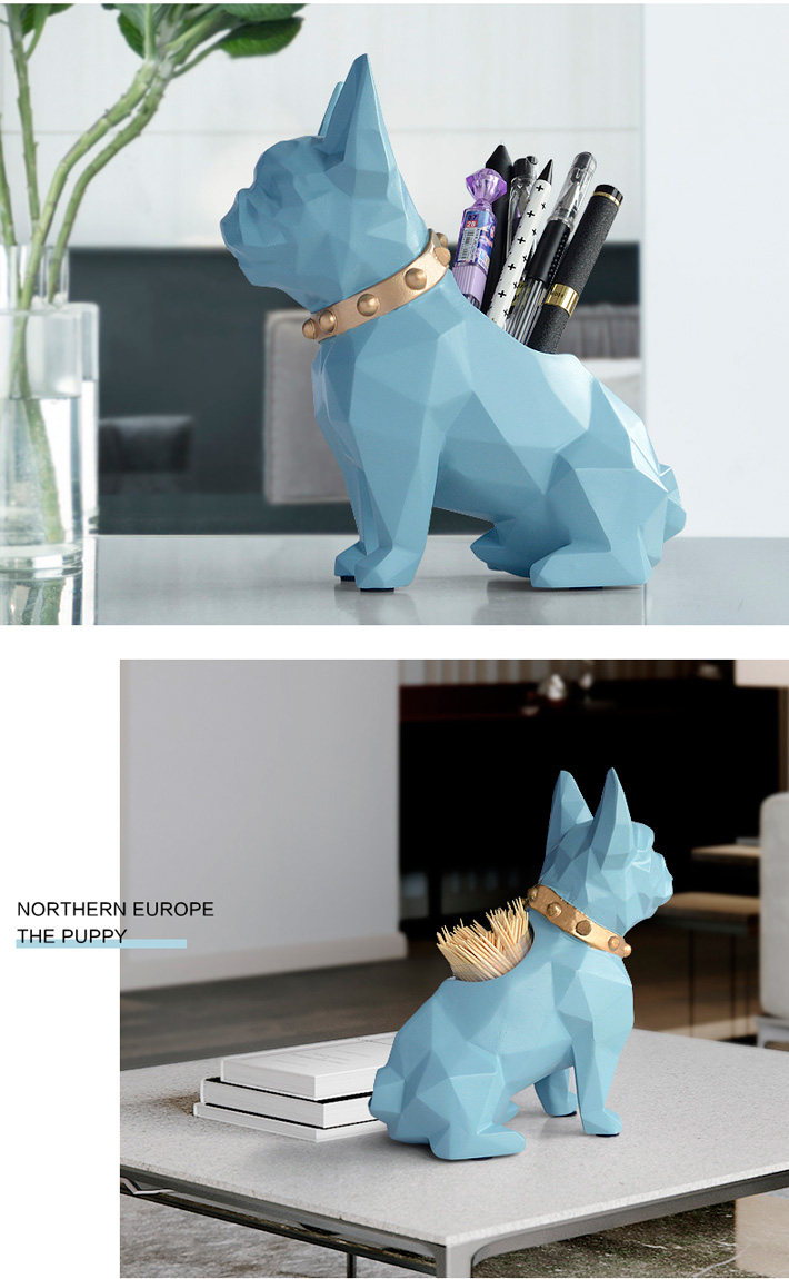 Nordic geometric puppy pen holder