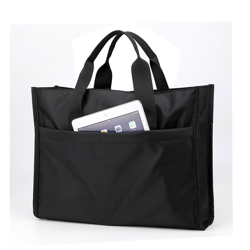 Waterproof Nylon Cloth Bag Men's Briefcase Business Office Casual Handbag Computer Bag A4 File Bag Multi-Compartment Waterproof Nylon Cloth Bag Men's Briefcase Business Office Casual Handbag Computer Bag A4 File Bag Multi-Compartment