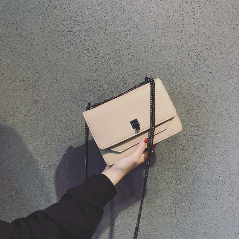 Advanced Senses Package Girls 2021 New Ins 100 Hitch Women Pack Fashion Single Shoulder Sloped Satchel Chain Small Square Bag