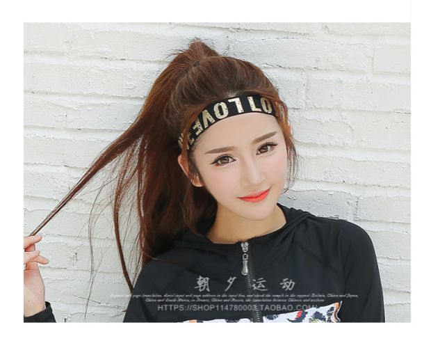 Phiên bản Hàn Quốc của nam giới và phụ nữ thể thao headband băng tóc yoga phòng tập thể dục chạy mồ hôi chống thấm mồ hôi đai bảo vệ mũ nón Hàn Quốc bán thảm tập yoga