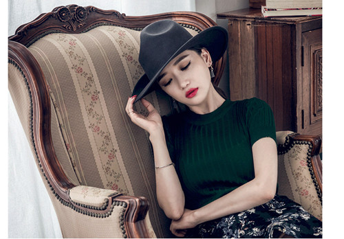Mùa hè 2018 mới nửa cổ cao thời trang mỏng áo len ngắn tay áo len mỏng áo len đáy áo sơ mi nữ áo cardigan nữ mỏng