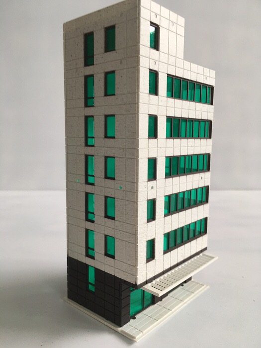 N scale 1 150 sand table building scene model animation scene color plastic assembly building model