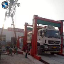 Gantry heavy truck girder corrector Large truck repair tool Sheet metal correction platform shaping frame shaping machine