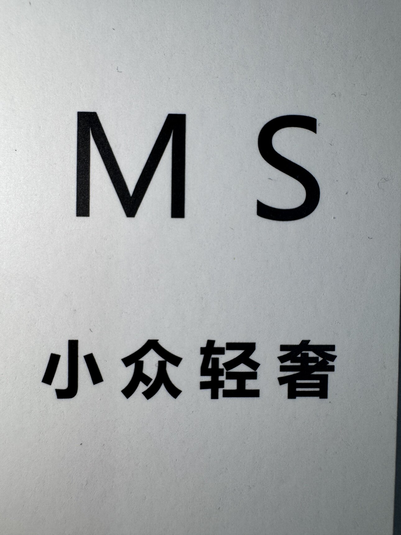 MS小众轻奢