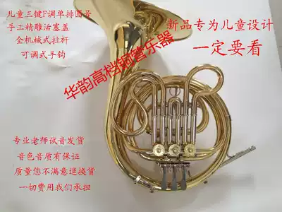 Exported to Europe and the United States(Ovis)Specially designed for children b-tune three-key single-row French horn Children's French horn