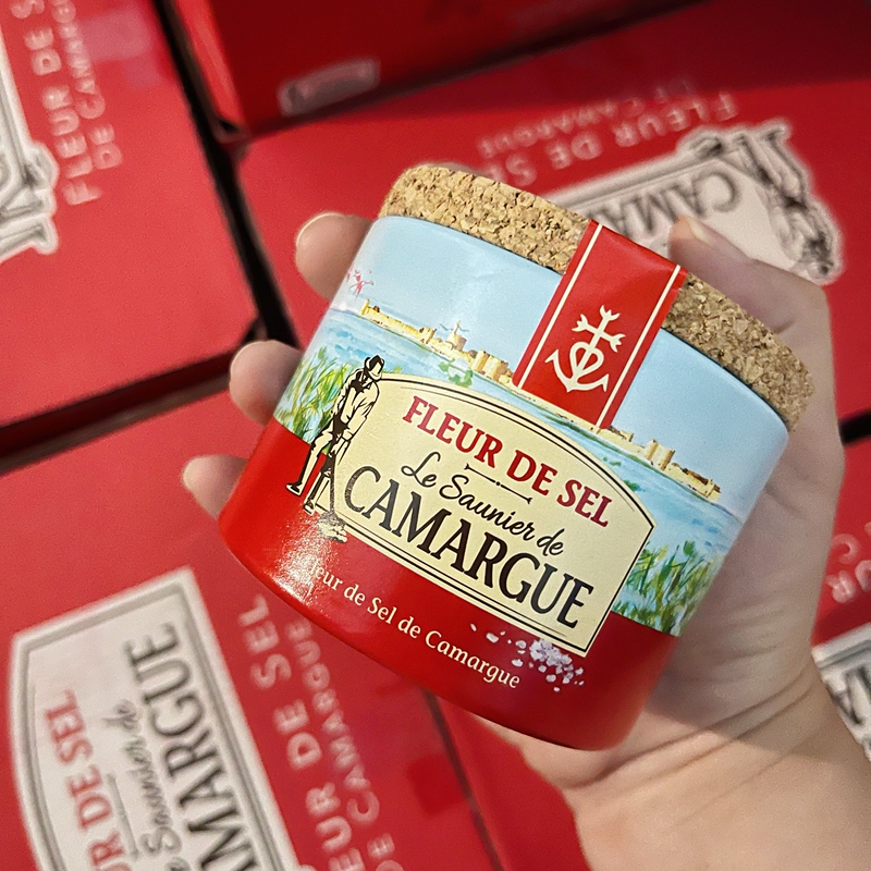 Camarag Sea Salt French Imported Salt Flower Original Flavor Seasoning Salt 125g Steak Sea Salt Coffee Sugar Baking Camarag Sea Salt French Imported Salt Flower Original Flavor Seasoning Salt 125g Steak Sea Salt Coffee Sugar Baking