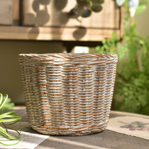 American retro Nordic simple succulent utensils creative pastoral orchids and green plants succulent small ceramic flower pots