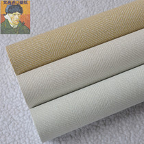 US imported tail goods non-woven wallpaper simple modern non-woven plain linen pattern living room full of special clearance