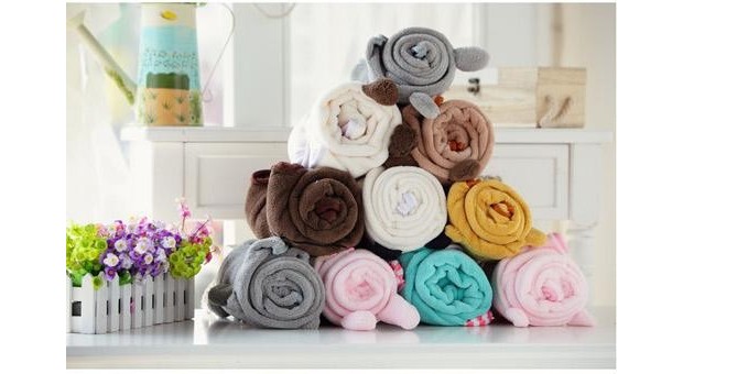 Dễ thương phim hoạt hình thỏ đường san hô fleece chăn chăn điều hòa không khí chăn chăn giải trí chăn trẻ em nap chăn