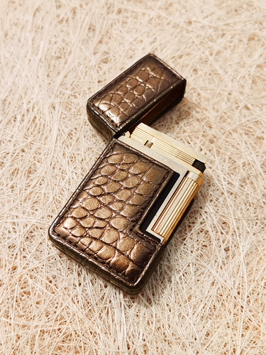 私域 Креативная зажигалка, защитный чехол, из натуральной кожи, L2