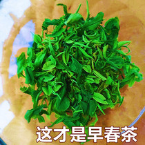  Shandong Rizhao green tea New tea bulk bag alpine cloud farm tea one kilogram spring fried green premium green tea