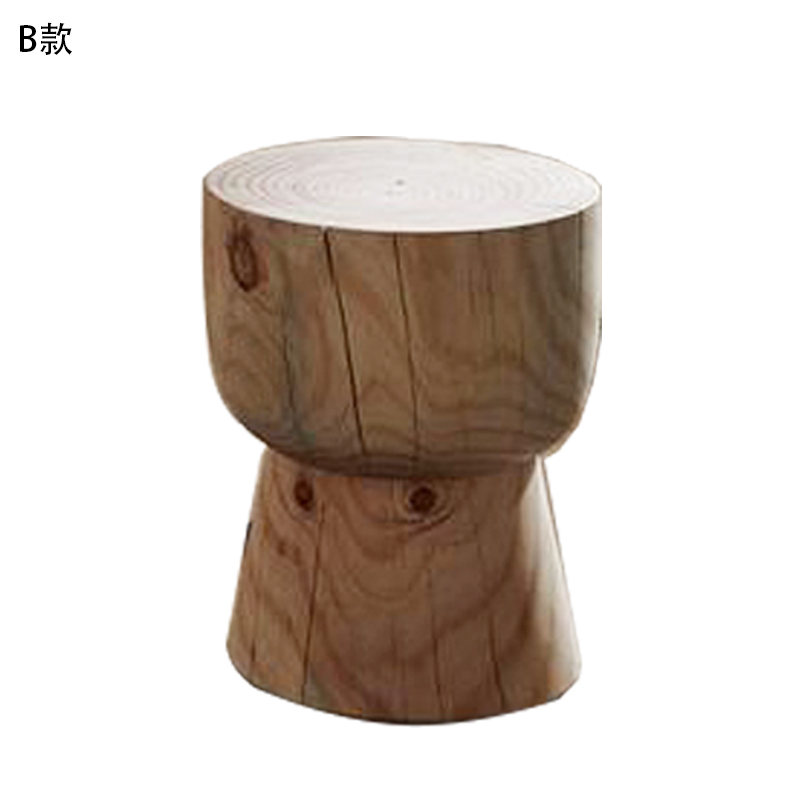 Gỗ rắn đăng nhập gốc cây băng ghế gỗ đứng gốc cây khắc gỗ trụ gỗ cạnh một số bàn cà phê đơn giản khối gỗ Bắc Âu - Các món ăn khao khát gốc đôn gỗ gốc cây giá rẻ