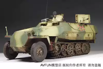 Veyron 6202 1 35 German sd kfz 251 22 flame jet armored vehicle model finished OEM