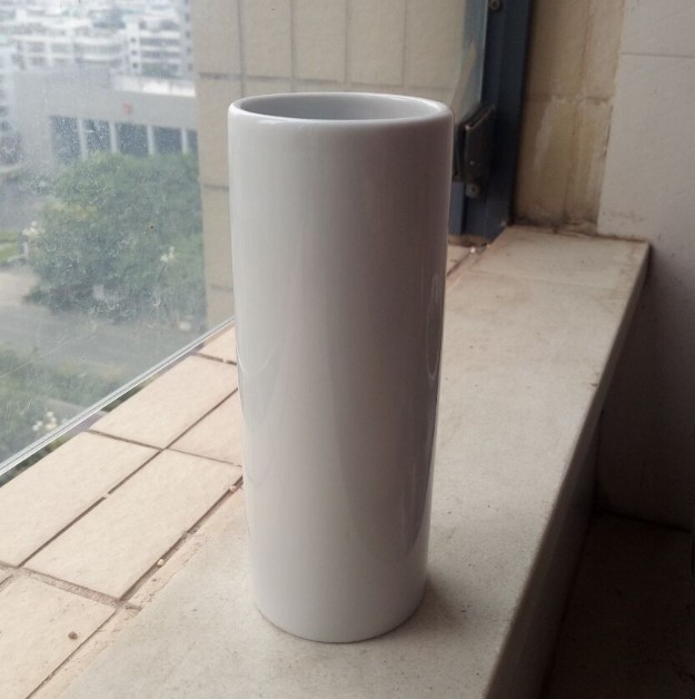 Khuyến mãi 6 nhân dân tệ thời trang đơn giản sáng tạo tiểu thuyết bình gốm cao thẳng / chậu cây mọng nước / thủy canh sáng tạo - Vase / Bồn hoa & Kệ chậu trồng cây thủy sinh