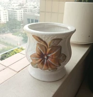 10 nhân dân tệ thời trang đơn giản sáng tạo tiểu thuyết hoa vàng trên bột bạc gốm mọng nước chậu hoa - Vase / Bồn hoa & Kệ bình hoa hồng đẹp