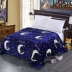Cộng thêm tấm nhung, một mảnh, mùa đông dày, flannel, ký túc xá sinh viên độc thân, chăn lông cừu san hô đôi, 1,8m bộ ga giường everon Khăn trải giường